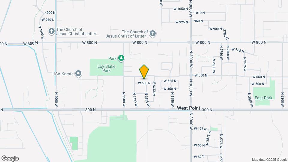 3354 W 500 N Map and Location Details