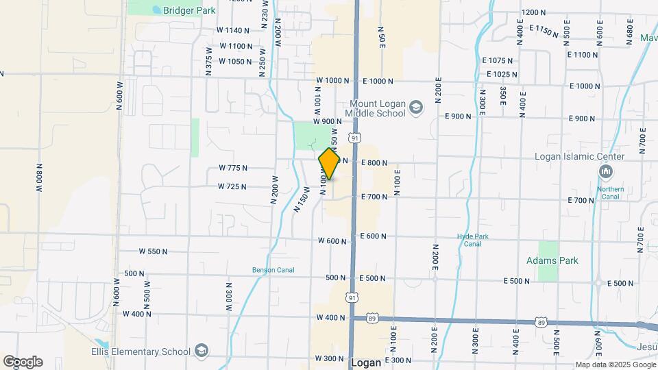 746 N 100 W-Unit -746 N 100 W upstairs Map and Location Details