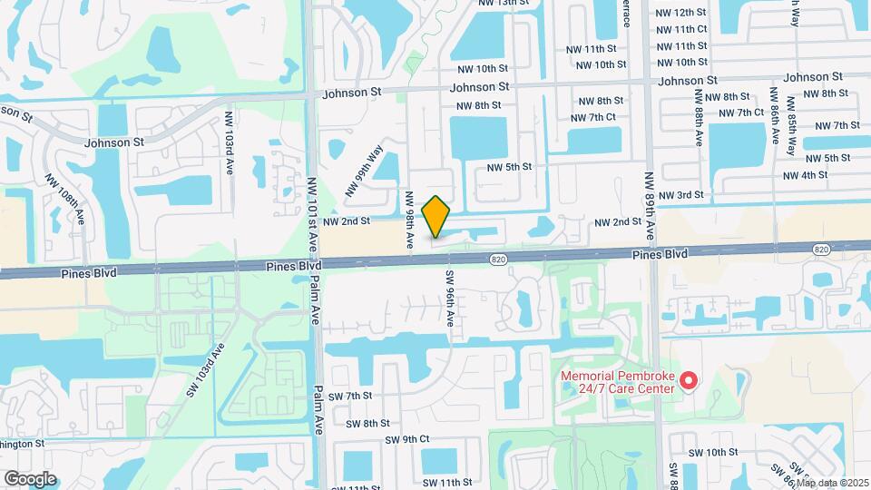 165 NW 96th Ter, Unit WATER FRONT Map and Location Details