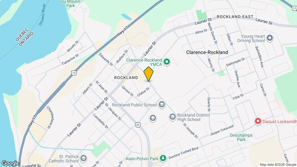 1652 Chêne St. Map and Location Details