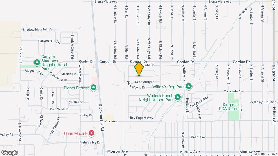 2012 Rex Allen Dr Map and Location Details