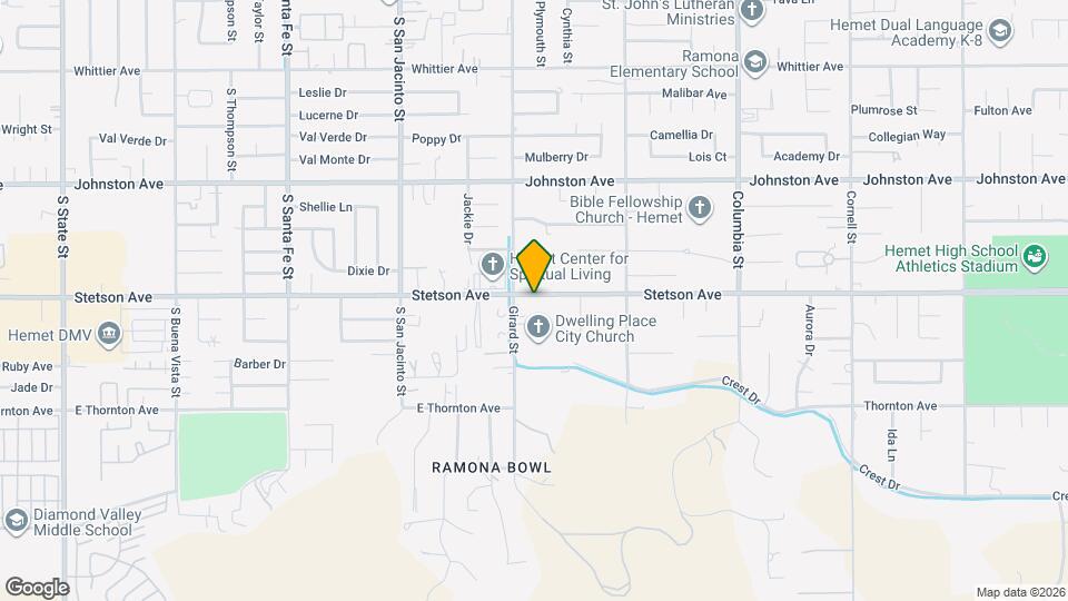 40539 Stetson Ave Map and Location Details