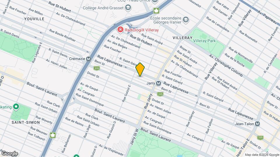 8239-8245 Berri Rue Map and Location Details