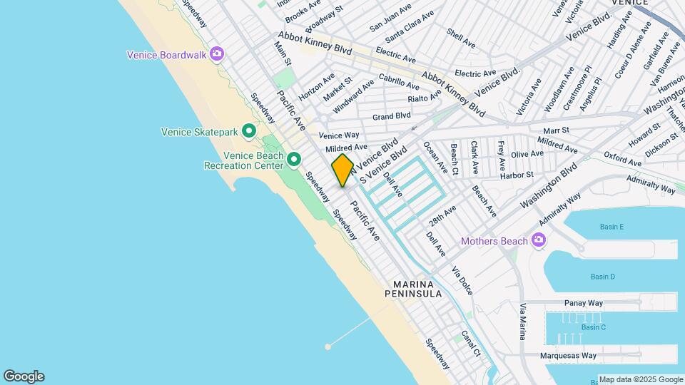 39 S Venice Blvd Mapa y Detalles de la Ubicación