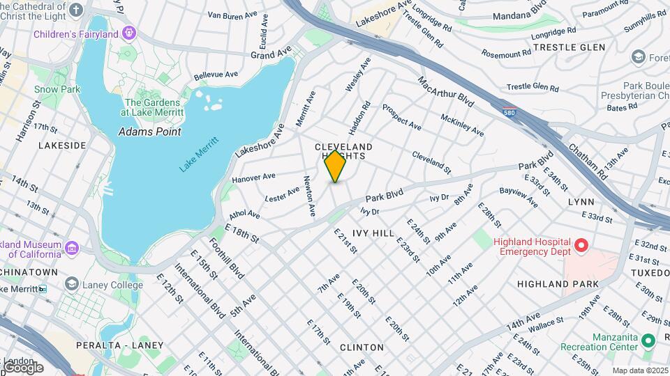 348 Haddon Rd Map and Location Details