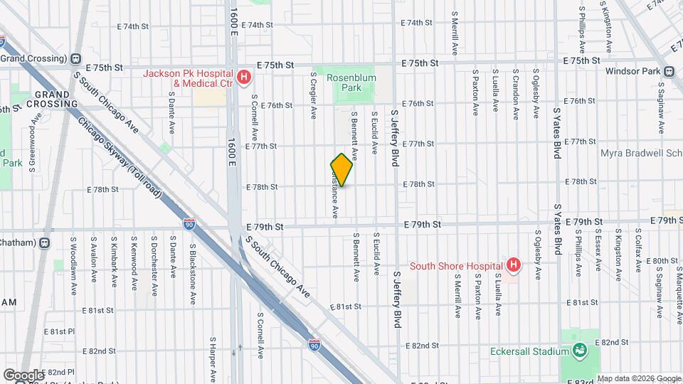 7811 S Constance Ave Map and Location Details