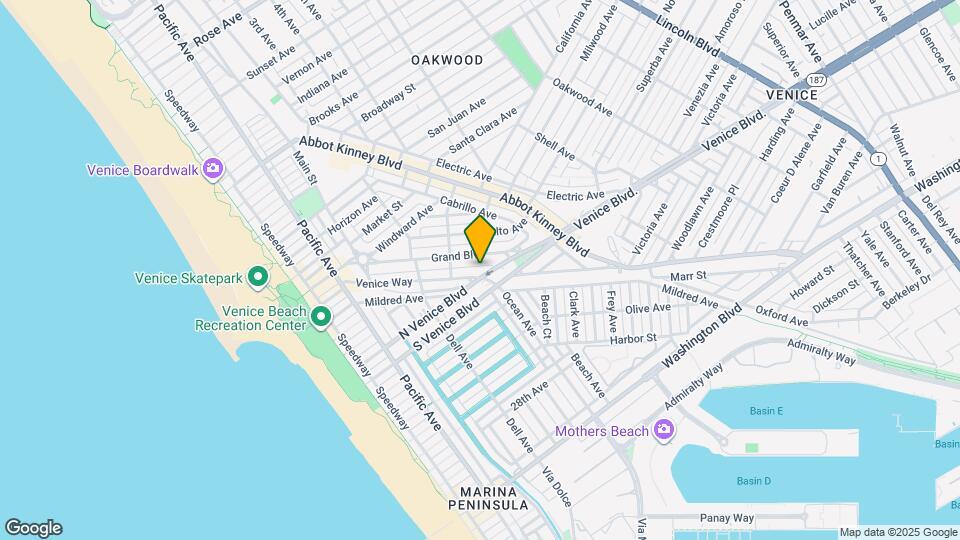 539 Venice Way, Unit 1 Map and Location Details