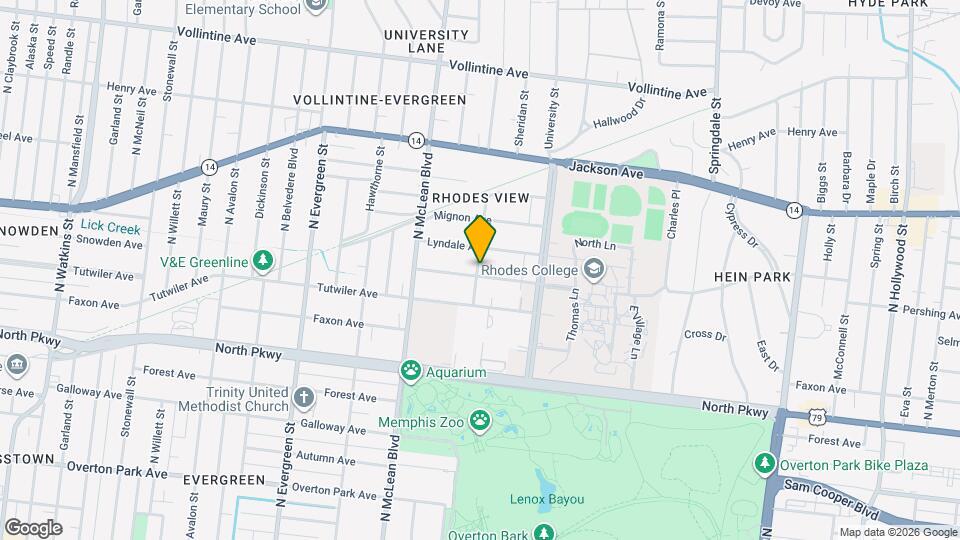 1930 Snowden Ave Mapa y Detalles de la Ubicación