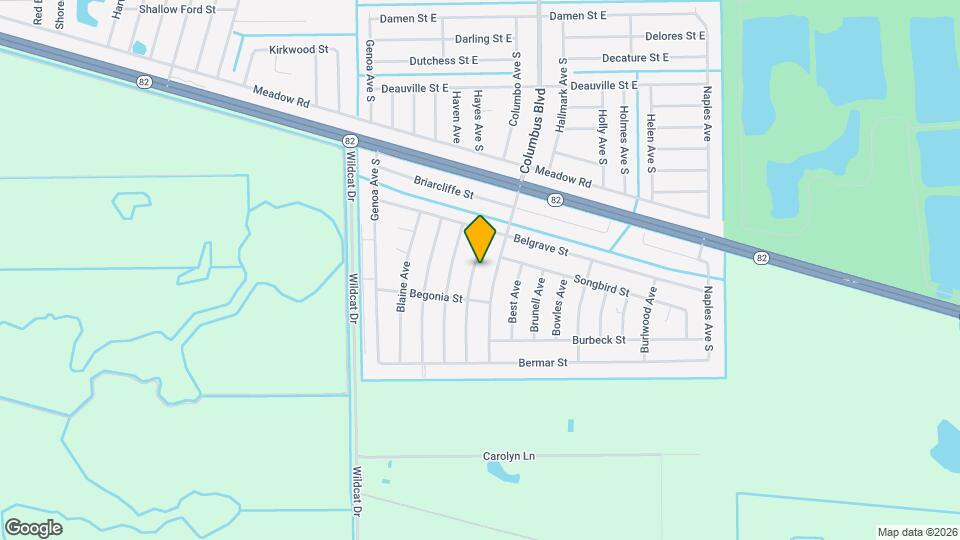 1241 Bacon Ave Map and Location Details