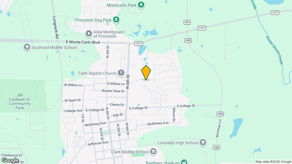 809 Princeton Hts Blvd Map and Location Details