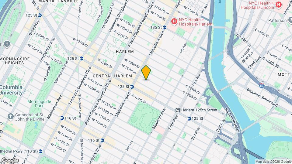 50 W 127th St Map and Location Details