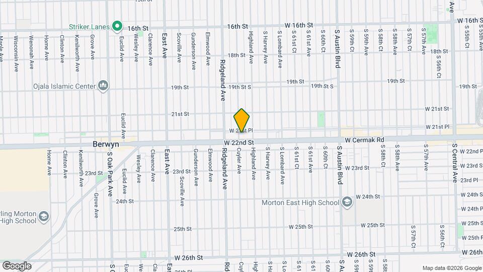 6318 W Cermak Rd, Unit 2139-1 Map and Location Details