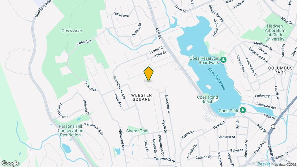 Coes Pond Village (A 55+ Community) Map and Location Details