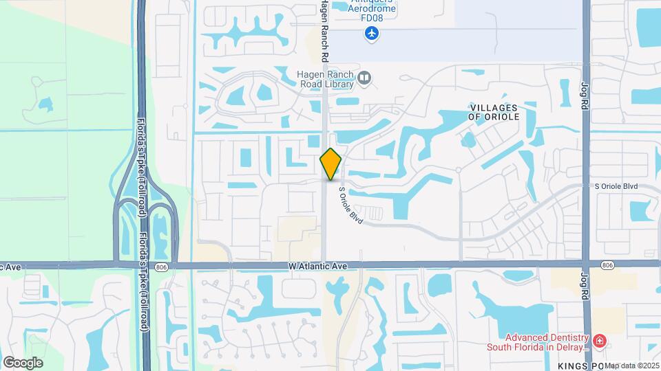 7535 S Oriole Blvd Map and Location Details