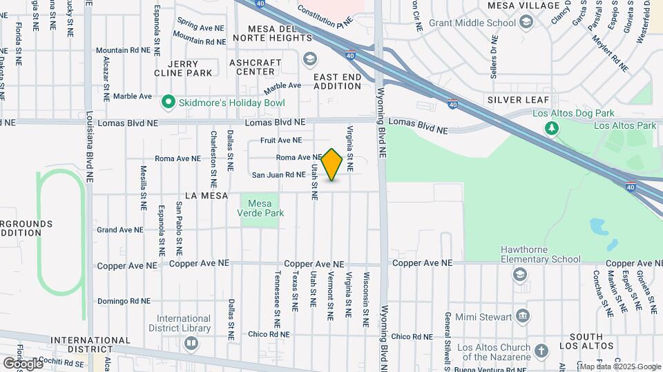 8401 Marquette Ave NE Map and Location Details