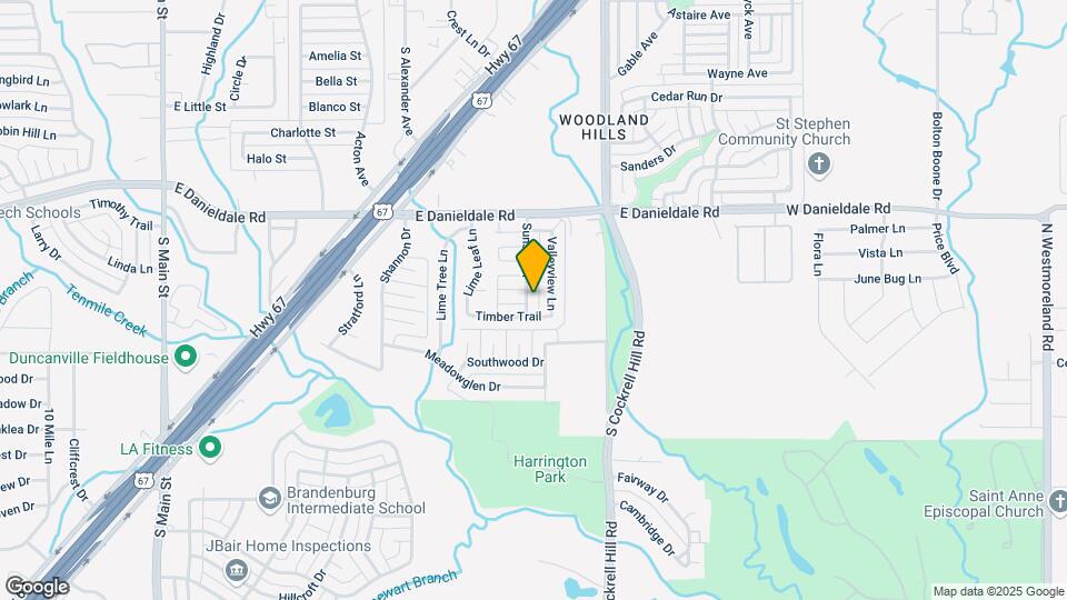 1606 Sunset Ln Map and Location Details