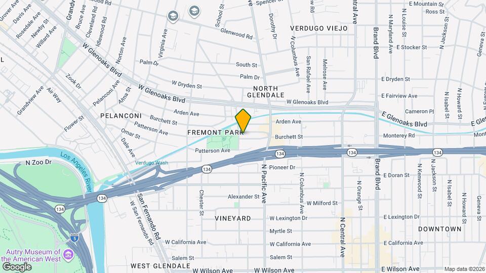 541 Burchett St Map and Location Details