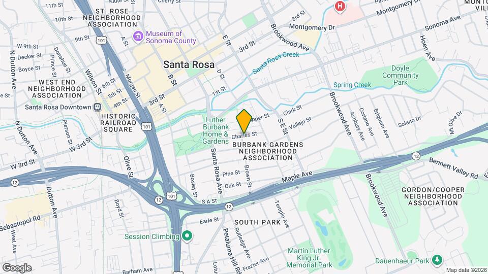 300 Brown St Map and Location Details