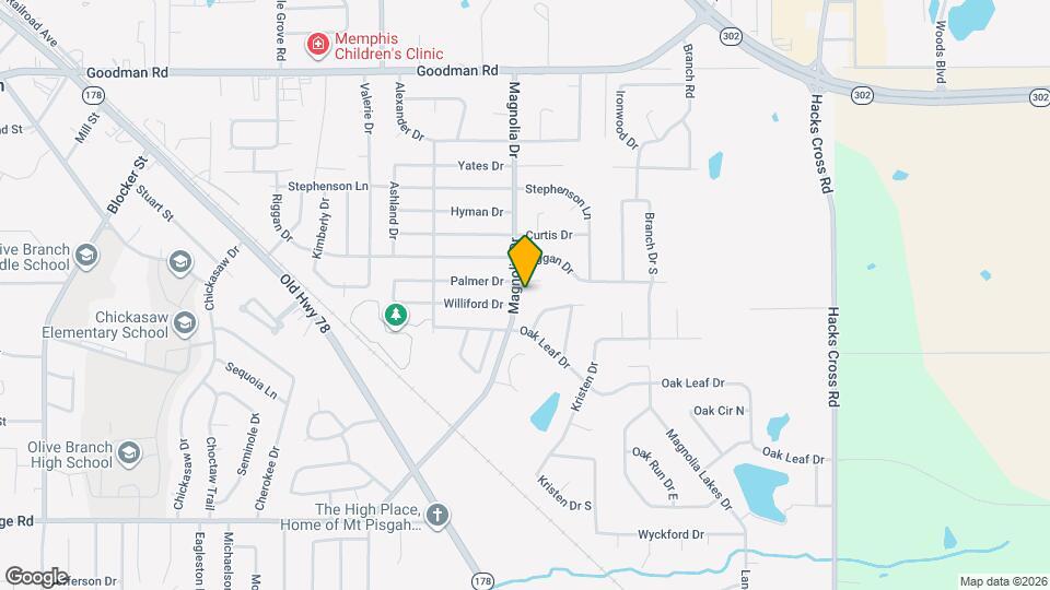 6608 Magnolia Dr Mapa y Detalles de la Ubicación
