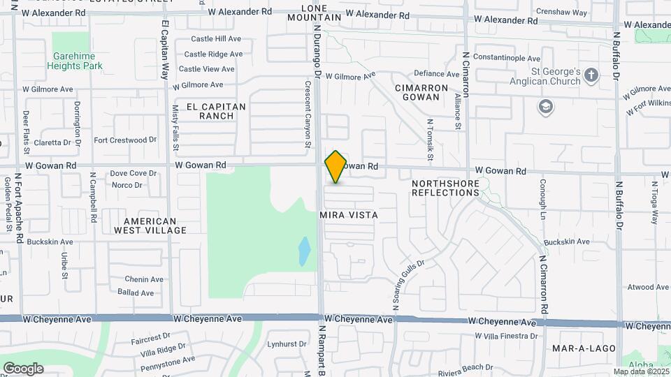 8461 Blazing Sun Ave Map and Location Details