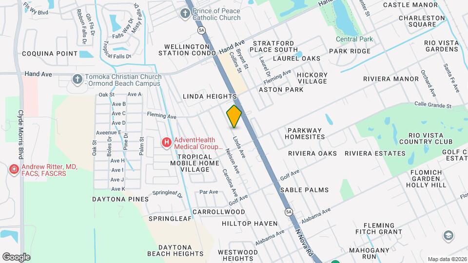 1921 Linda Ave Map and Location Details