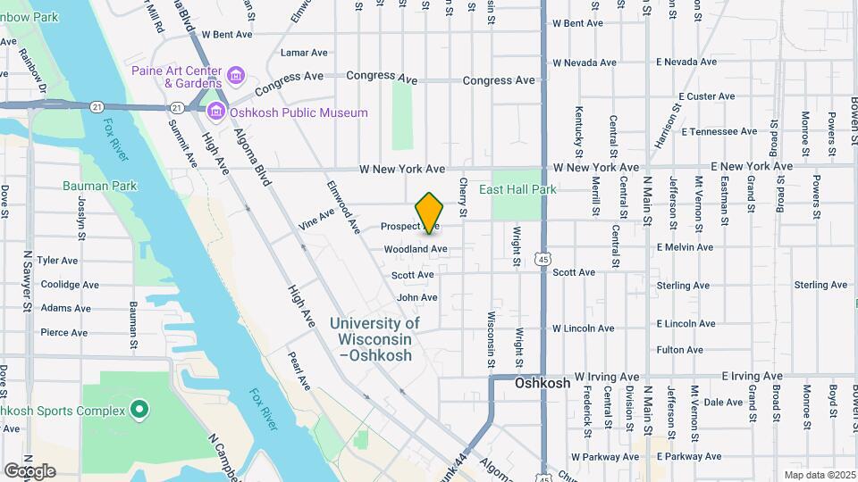 740 Woodland Ave Mapa y Detalles de la Ubicación