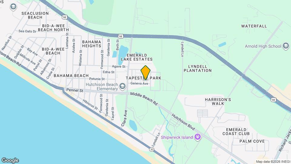 301 Coral Gables St, Unit Guesthouse Map and Location Details