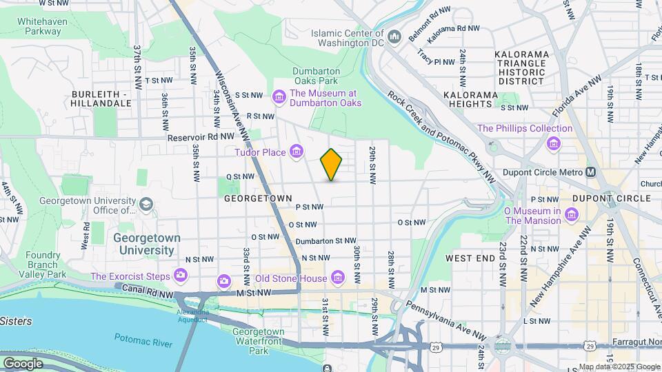 3032 Q St NW Mapa y Detalles de la Ubicación
