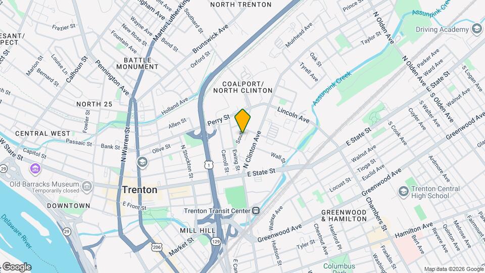 34 Southard St Map and Location Details