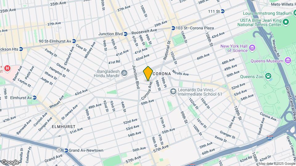 97-39 Corona Ave Mapa y Detalles de la Ubicación