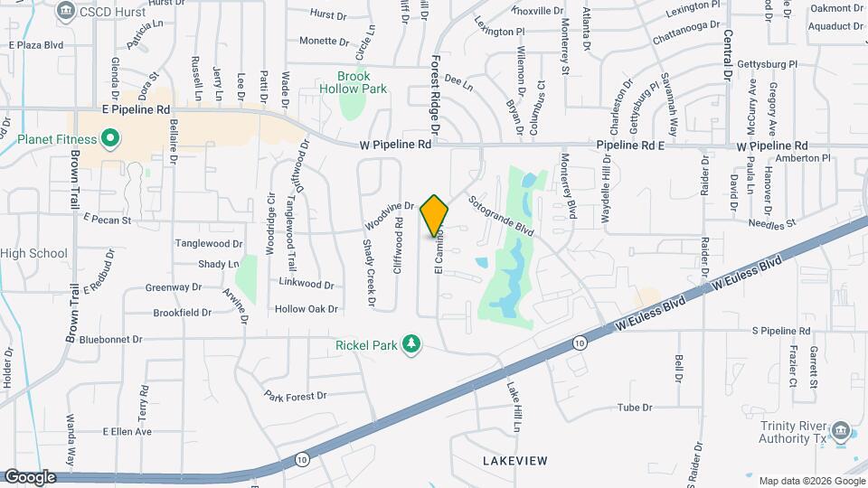 1338 El Camino Real Map and Location Details