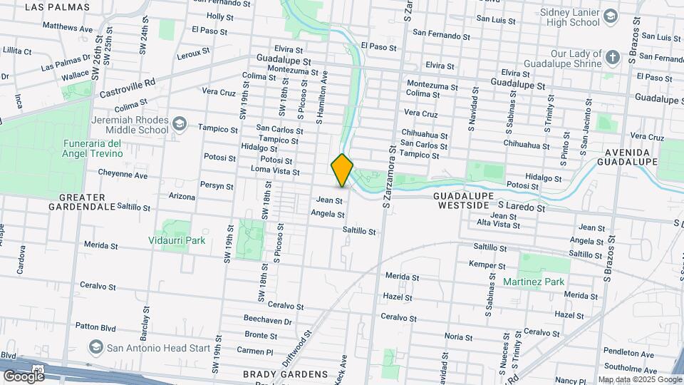2910 S Laredo St Map and Location Details