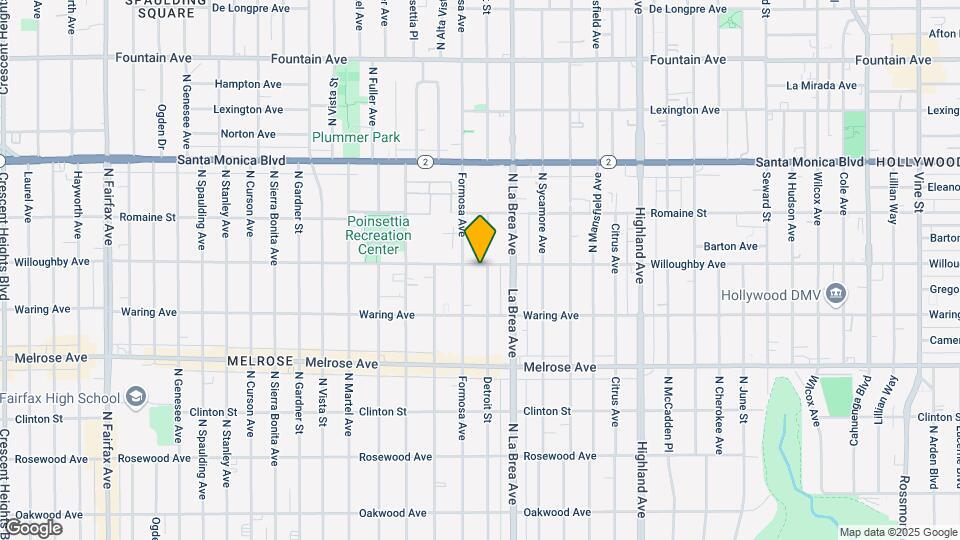 859 N Detroit St Map and Location Details