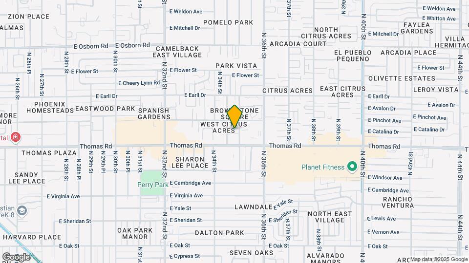 2922 N 35th St Map and Location Details