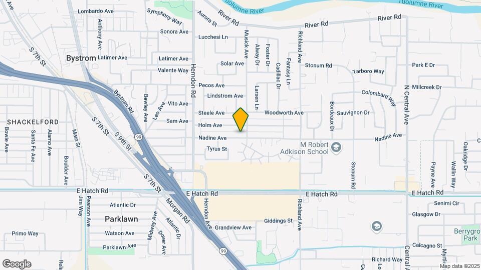 1437 Nadine Ave Map and Location Details