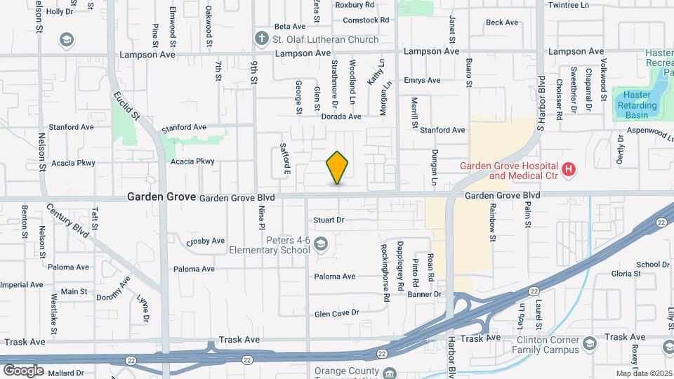 11761 Garden Grove Blvd Mapa y Detalles de la Ubicación