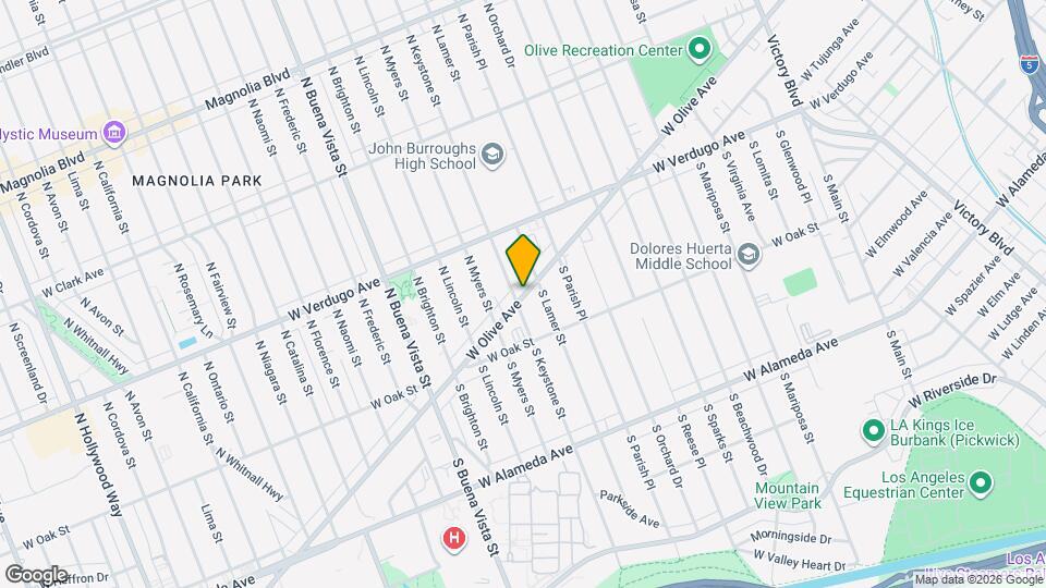 2023 W Olive Ave Map and Location Details