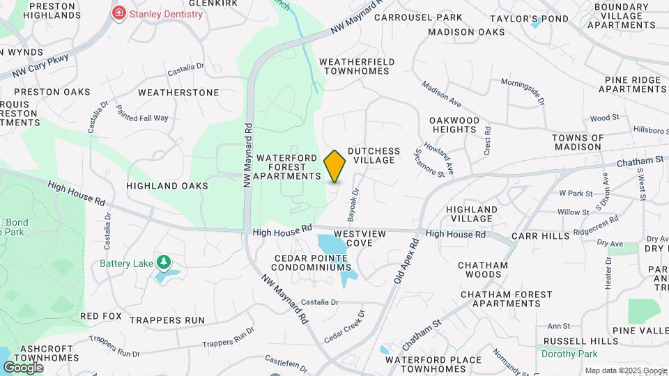 221 Orchard Park Dr Mapa y Detalles de la Ubicación