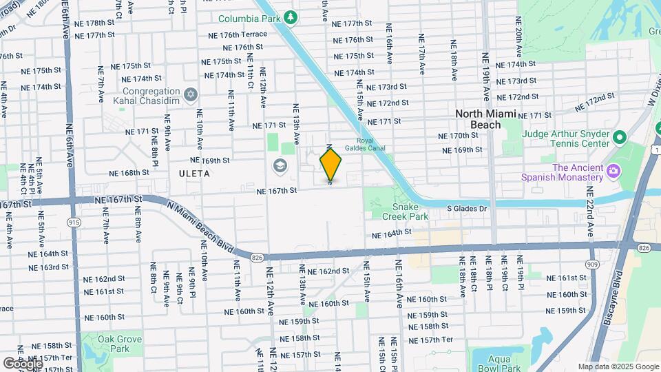 16701 NE 14th Ave Map and Location Details