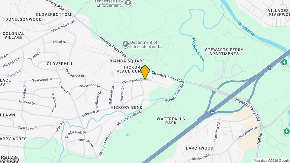 3221 Cloverwood Dr Map and Location Details