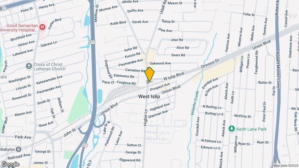 201 Higbie Ln Map and Location Details