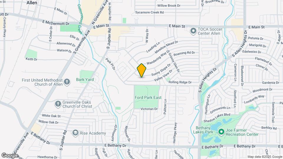 625 Valley View Dr Mapa y Detalles de la Ubicación