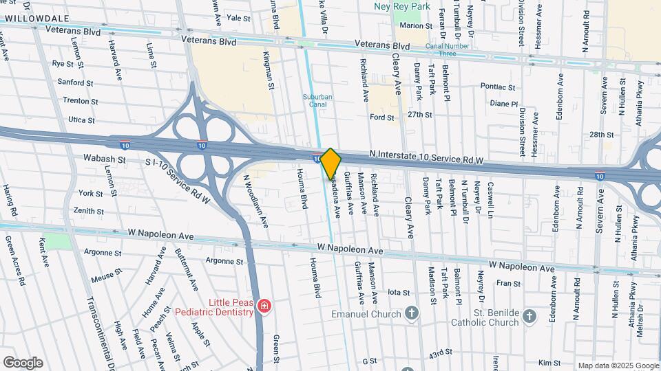 2500 Pasadena Ave Map and Location Details