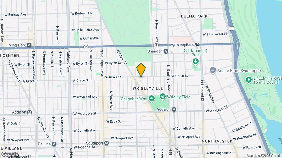 1151 W Grace St Map and Location Details