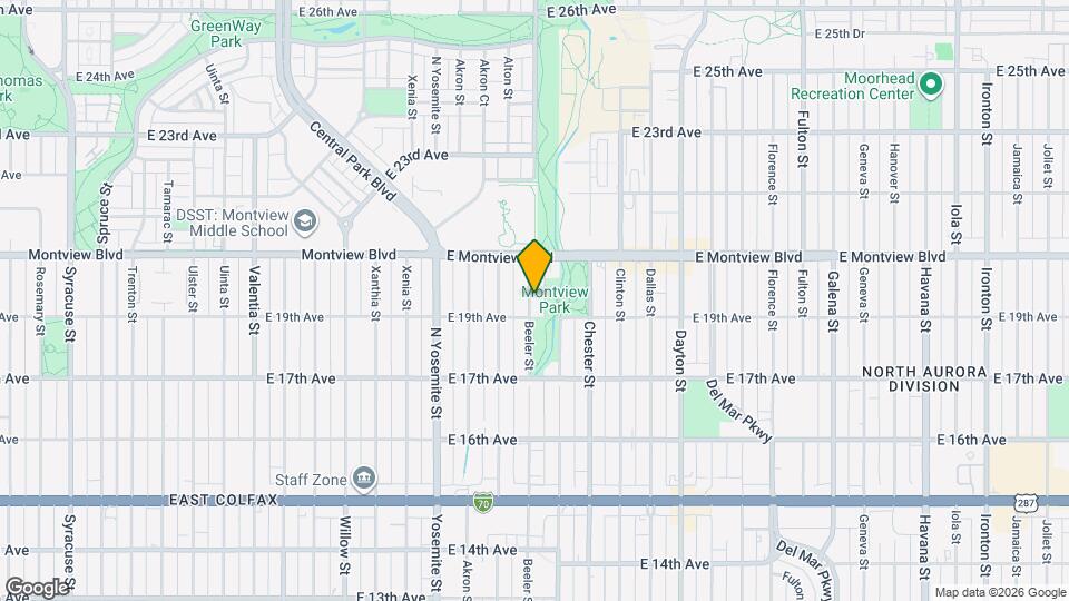 1918 Beeler St Mapa y Detalles de la Ubicación