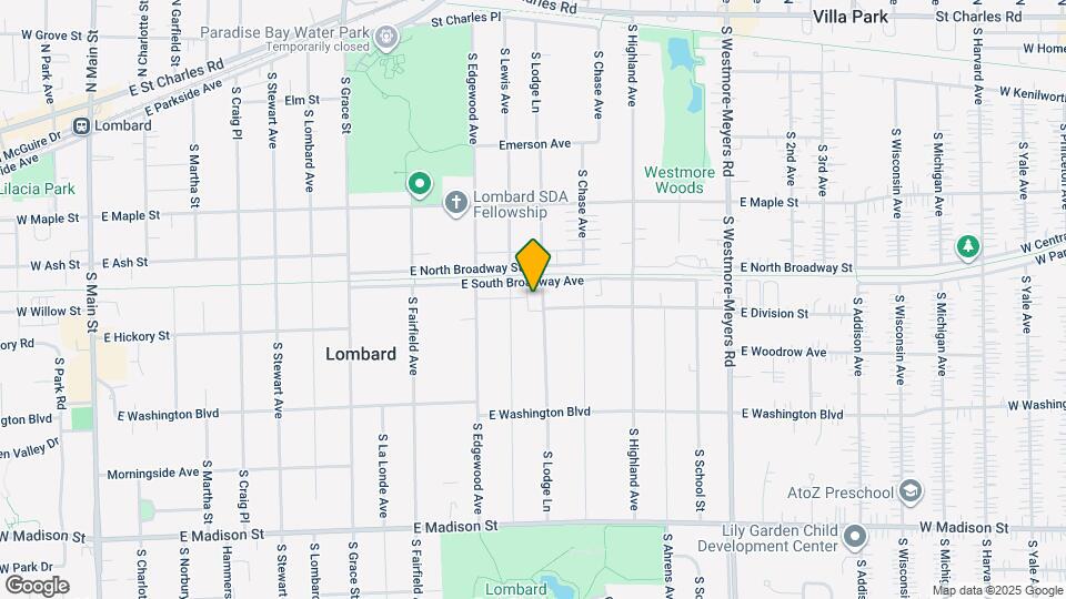 302 S Lodge Ln Map and Location Details
