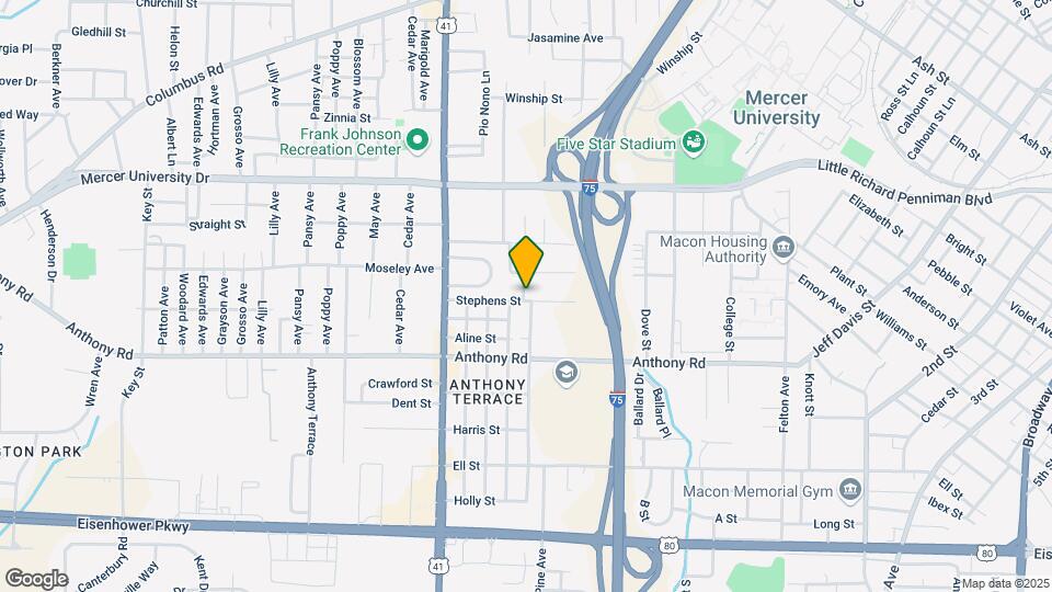 1105 Stephens St Map and Location Details