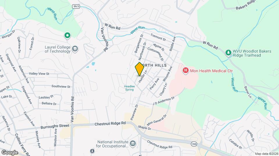 1340 Headlee Ave Mapa y Detalles de la Ubicación