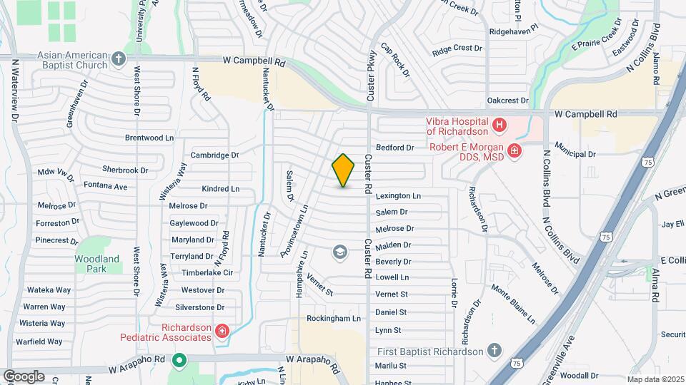 512 Lexington Ln Map and Location Details