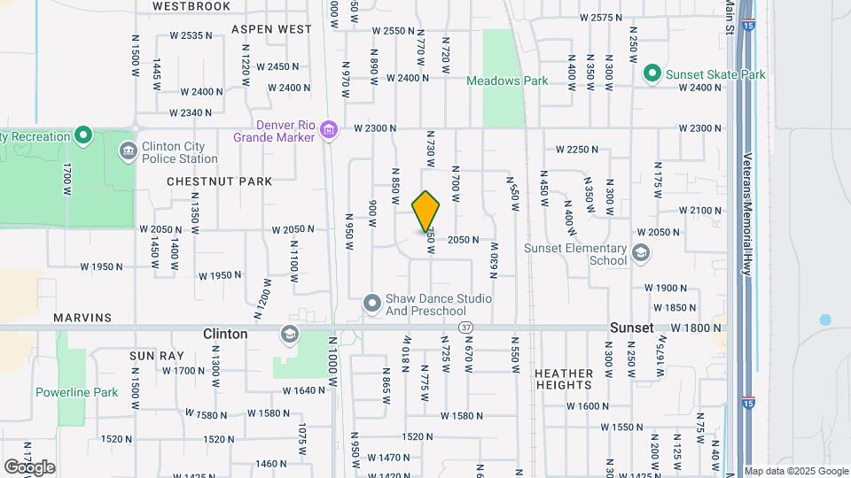 2053 W 750 N Map and Location Details